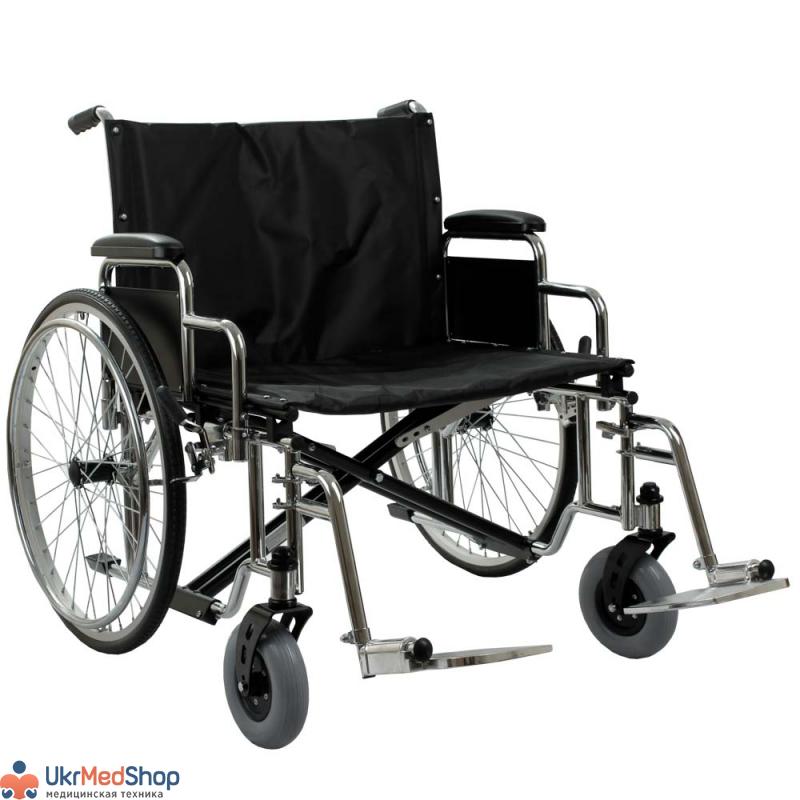 Усиленная инвалидная коляска 66 см